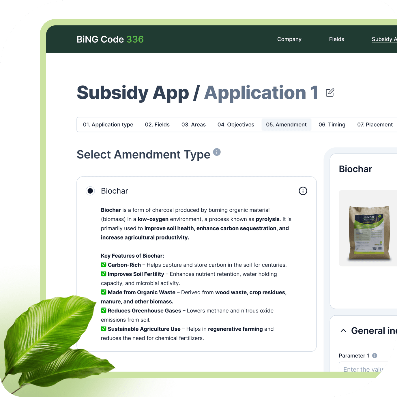 Uses geospatial data and soil samples to measure biochar’s climate impact
