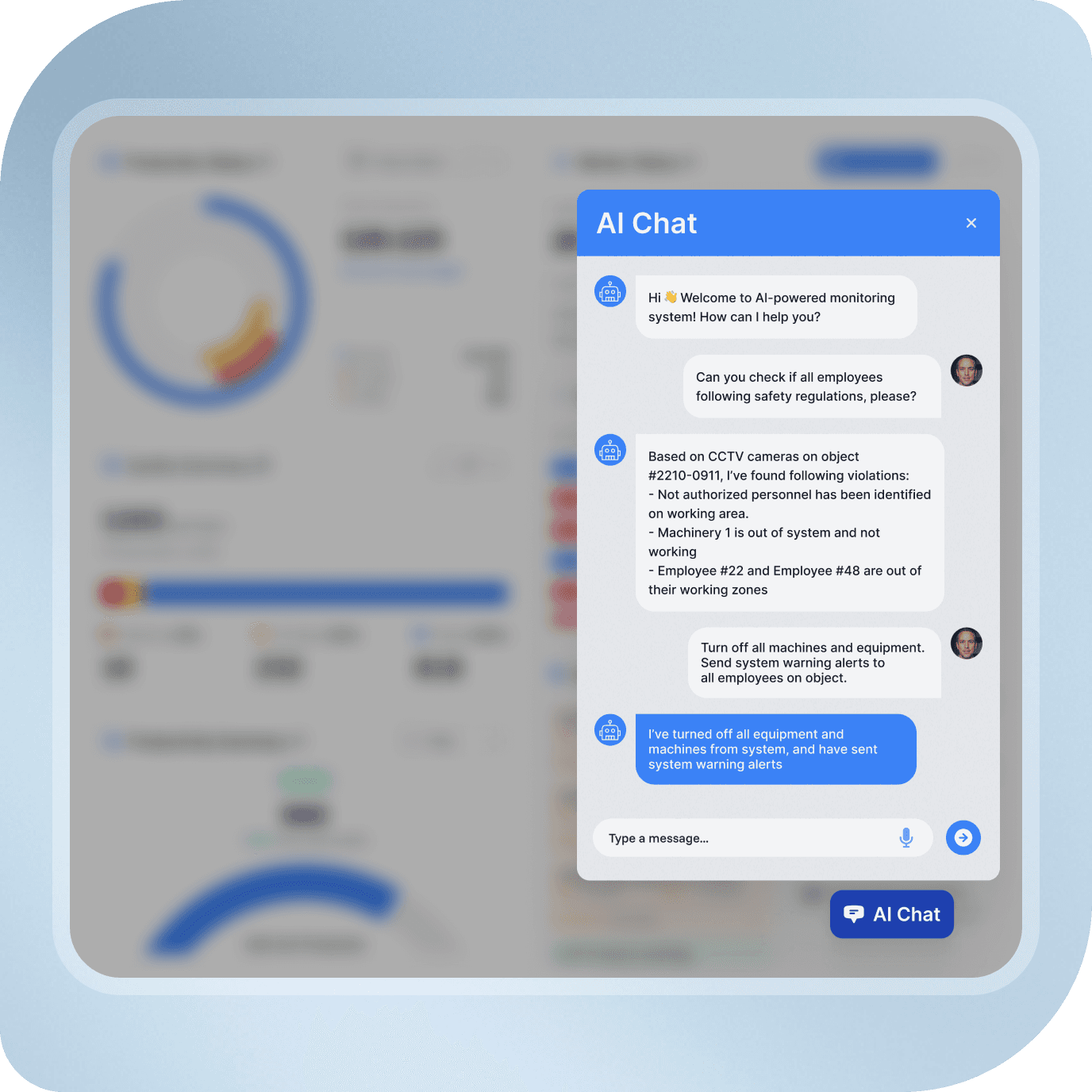 Visual analytics dashboard for long-term monitoring